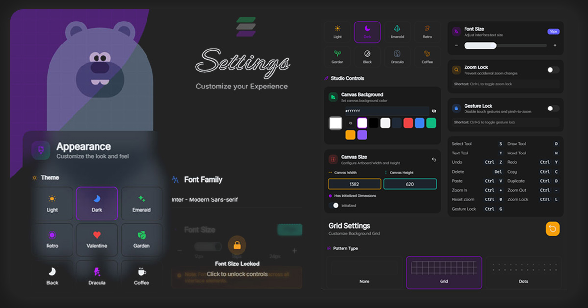 Settings Og