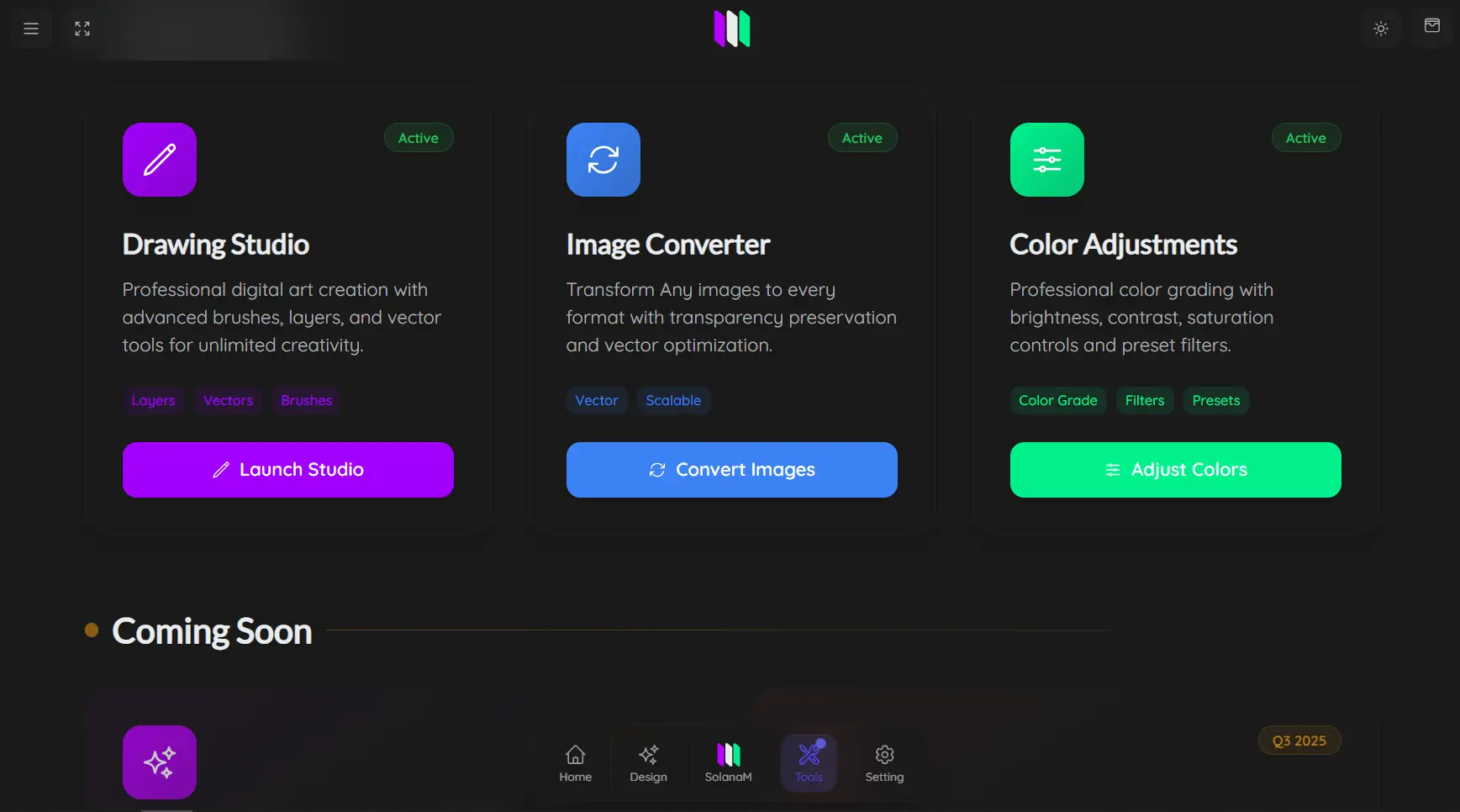 Image Trace — SolanaM v4.0.1