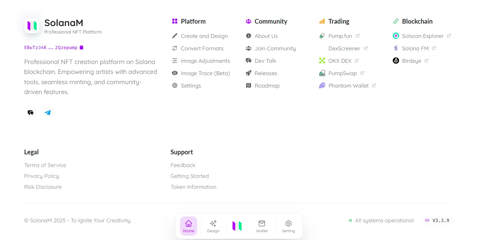 Presets and Performance — SolanaM v3.3.9